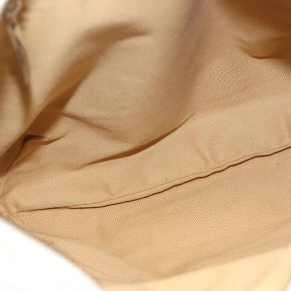 Salvatore Ferragamo Gancini Hand Bag Leather Ivory Silver Auth 132891 - Picture 11 of 16